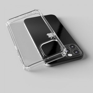 pour iphone 12 cas, hot sals 2mm antichoc armure transparent clair tpu téléphone étui pour iphone se à 11 12 pro max 2020 étui souple