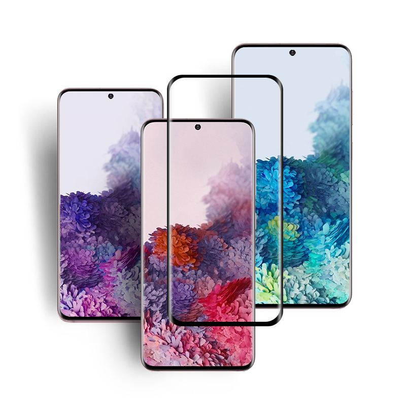 Film d\'écran en verre trempé chaud 9h de haute qualité pour l\'épargnant d\'écran Samsung S20 +.